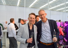 Wouter Duijvestijn van Beyond Chrysant en Ruud Knorr van Royal FloraHolland